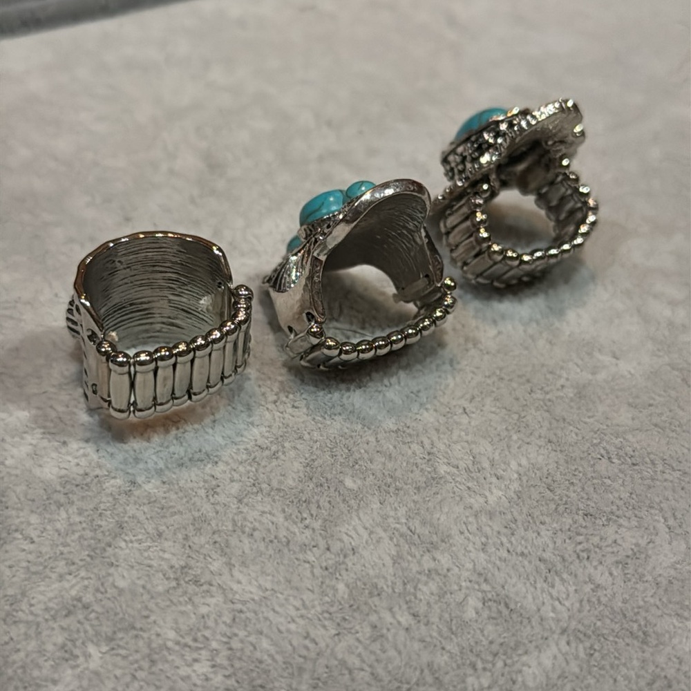 Turquoise rings - Picture 3 of 3